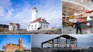 🇺🇸 America ko sano town ma gray whale || PORT TOWNSEND VLOG || went to lighthouse and Aero Museum