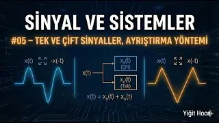 Sinyal ve Sistemler #05 – Tek ve Çift Sinyaller, Ayrıştırma Yöntemi | Yiğit Hoca