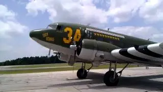 C-47 at Rusk (KRFI) Engine Start