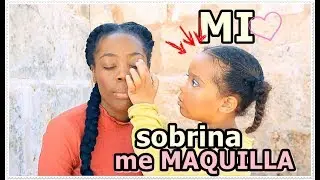 MI SOBRINA DE 5 AÑOS ME MAQUILLA♥