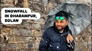 Snowfall in Dharampur, Solan, HP/ #himachalpradesh #solan #shimla 
