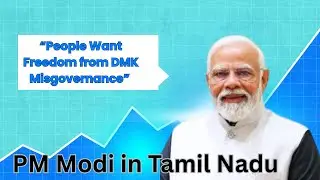 PM Modi in Tamil Nadu: &ldquo;People Want Freedom from DMK Misgovernance&rdquo;