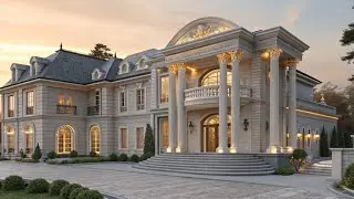 Grand Empire Villa Tour | The Golden Manor | Classic Mansion with Royal Details | Luxury Exterior &