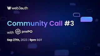 Web3Auth Community Call #3 - 20 Sep