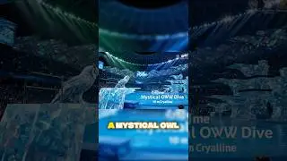 Surreal Olympic Owl: Mystical Avian Dive at 10-Meter Platform #shorts