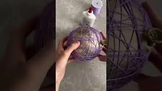 String ball home deco 🎐✨🌸 #handmadehomedecor #diygiftideas #diydecor #crafttutorial #asmrsounds