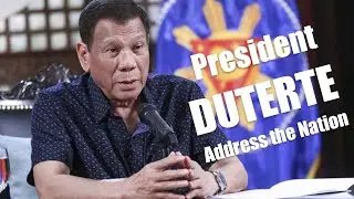 WATCH: President Rodrigo Roa #Duterte Public Address