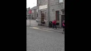 The alternative Moray Torch Relay in Dufftown