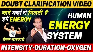 How we get energy for workout || Human Energy System