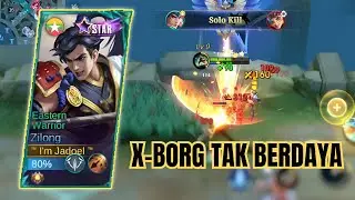 CARA HADAPI X-BORG DILANE EXP PAKAI ZILONG!! | MLBB
