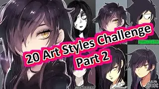 【Speedpaint】20 Art Styles Challenge Part 2