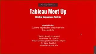 Melbourne Tableau User Group - 06 April 2020