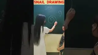Snail Drawing Step by Step #shorts #shortsvideo #youtubeshorts #reels #art #viral #viralvideo