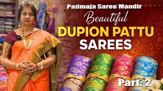 Beautiful Dupion Pattu Sarees | Padmaja Saree Mandir #pattu