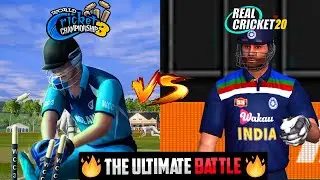 WCC3 VS Real Cricket 20 🔥🔥 Best Cricket Game for Android?🤔 RC20 VS WCC3🔥 Android Cricket Games 2021