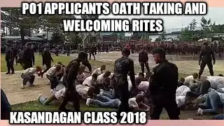 PO1 APPLICANTS OATH TAKING AND WELCOMING RITES | CAMP BADO DANGWA [HUB.INFO101]