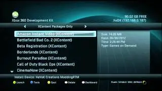 Xbox 360 Running TX Fusion v1.0.8