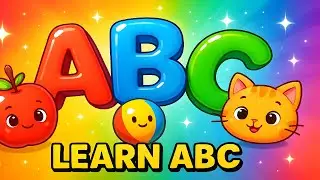 ABC Song for Kids 🔤 Learn the Alphabet A to Z | Rhymes & Rainbows