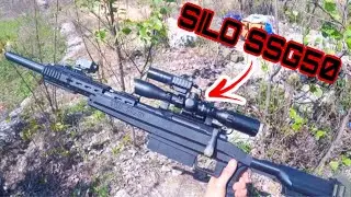 REALISTIC Milsim Sniper Mission - Silo SSG50 Gameplay At AMS Central Front