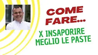 COME FARE x dare un altro sapore alle paste prima del vostro condimento - by @fabiocampoli