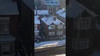 snow fall #first snow in this winter# Weather #nottingham