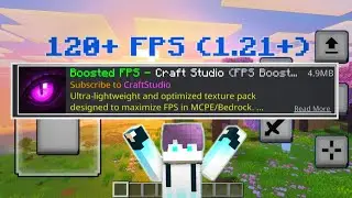🚀 Get More FPS! Best Boost Pack for MCPE 1.21+
