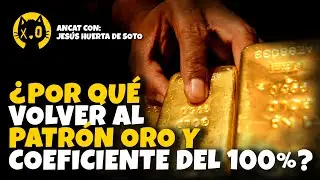 PATRÓN ORO y COEFICIENTE del 100% | HUERTA de SOTO | Reforma BANCARIA contra CRISIS FINANCIERAS