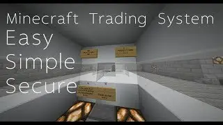 Minecraft NEW Secure And Easy 2 Player Trade System Sneak Peak