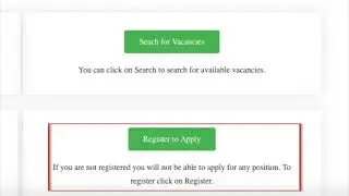 Step by step video on how to use the e-Recruitment portal/system