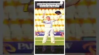 Harry Brook Test Average Jumps (53 to 62) After Huge 317 #cricket #shorts