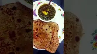 palak paneer & paratha #food #healthy #youtubeshorts