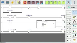 PLC LADDER SIMULATOR || star delta connection