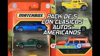 MATCHBOX 5 PACK COFFEE CRUISERS V REVIEW/TURBO WHEELS COLOMBIA
