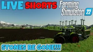 Farming Simulator 22 | Vertical Livestream | Stones be gone!!! |(Oberthal Farm)