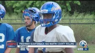 Freshman quarterback has Martin County rolling