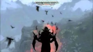 Skyrim Dawnguard Legendary Air Battle: Vampire Lord VS Legendary Dragon