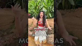 Moana in EPCOT #waltdisneyworld