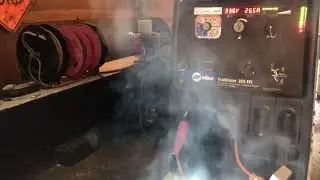 (13) Miller trailblazer 325 load test with factory air filter