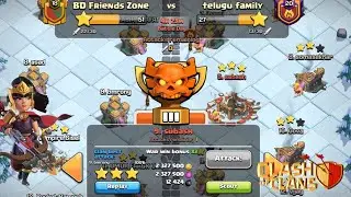Clash of Clans Clan War Best Attack  Clan War League BD Friends Zone