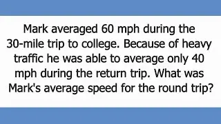 AVERAGE SPEED | Total Distance over Total Time [Mathematics in Modern College Module]