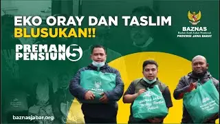 Eko Oray dan Taslim Preman Pensiun Blusukan kampung bersama BAZNAS Jabar