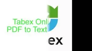 Tabex as Online OCR Tutorial