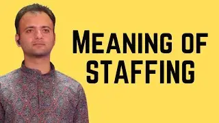 Meaning of Staffing | Meaning of Staffing in Management | Staffing Meaning in Hindi Class 12