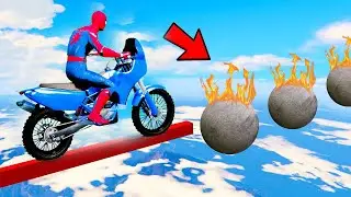 TEAM SPIDER MAN VS TEAM TMNT PARKOUR 99,9% IMPOSSIBLE? GAT V MODS