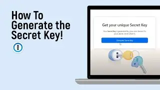 How to Generate the Secret Key on 1 Password [easy]