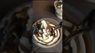 Chocolate Vanilla Waffer Ice Cream 🍨 #shorts #food #foodyworld #icecream #chocolate