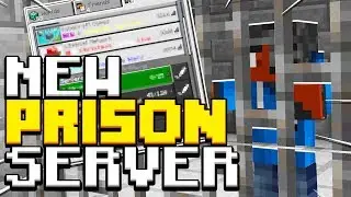 NEW PRISON SERVER FOR MCPE! (Minecraft Bedrock Edition)