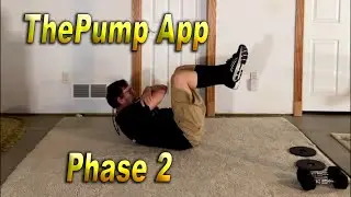 ThePump app end of week 4 full body workout, no weights, no equipment ￼