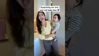 Surprising our baby boy just turned one!