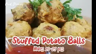 Stuffed Potato Balls 🥔